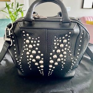 Alexander Wang black color Rock & Roll leather shoulder bag